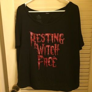 HHN “Resting Witch Face” blouse, keyhole design